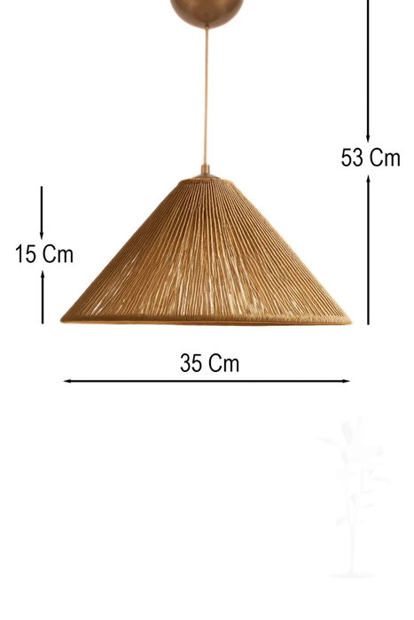 Opviq Hanai Lámpara de Araña Beige con Tapa de Macramé Opviq Hanai Lámpara de Araña Beige con Tapa de Macramé